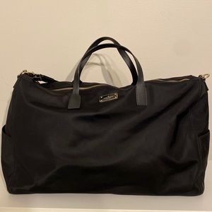 Kate Spade Black Nylon Weekend Duffel